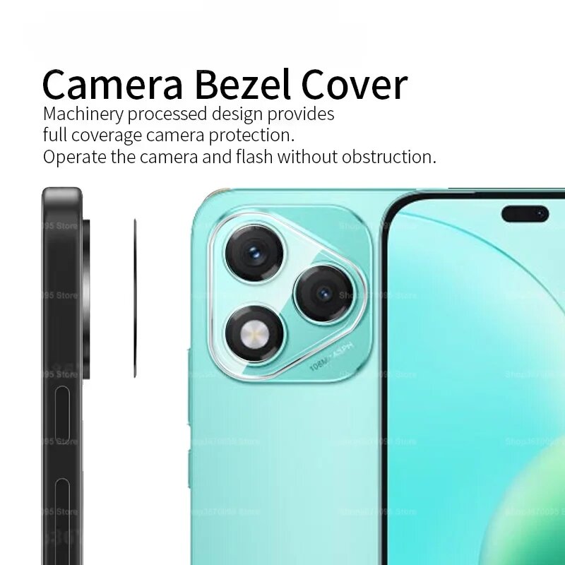 Защитная пленка для объектива Xonor 400 Lite Honor400 Lite HD Защитное стекло для камеры Honor 400 Lite 5G 2025 3D Enhanced Protect Display, Transparent-1pcs, Honor400Lite — фото 1