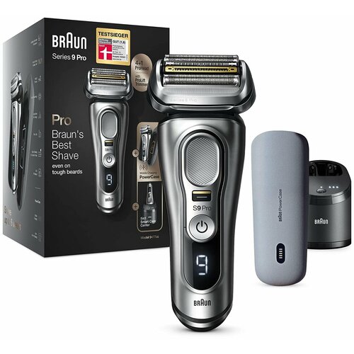 Электробритва Braun Series 9 Pro 9477cc со станцией SmartCare и футляром PowerCase