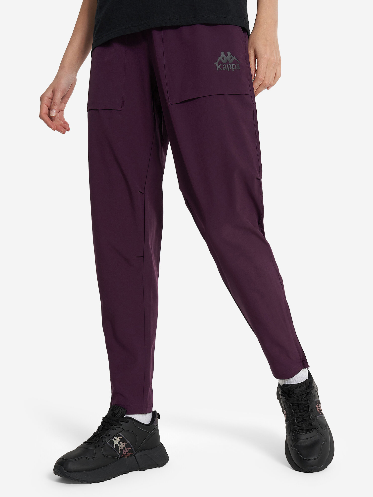 Брюки Kappa Authentic MP Women's Woven Pants, размер 46, сливовый