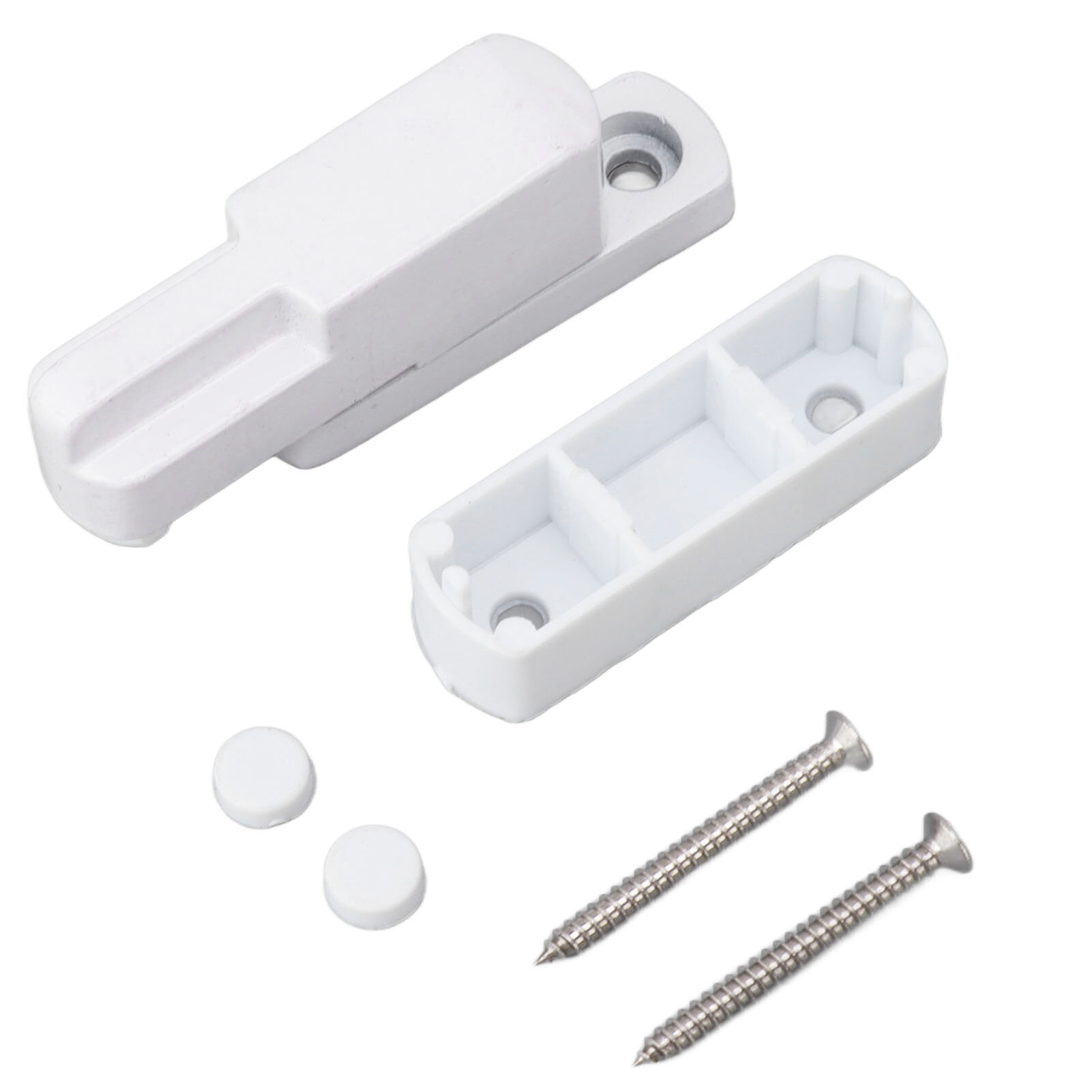 Замок-защелка для окон из алюминиевого сплава Т-образного типа защита от детей предохранительный фиксатор для раздвижных окон и дверей белый цвет надёжная система безопасности для дома