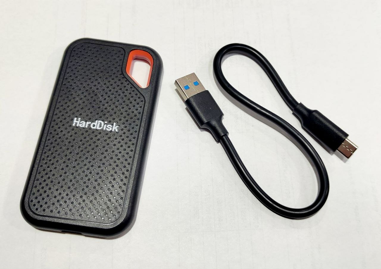 Внешний накопитель SSD Portable 1Tb SDSSDE61 черный 1050mb/s — фото 1
