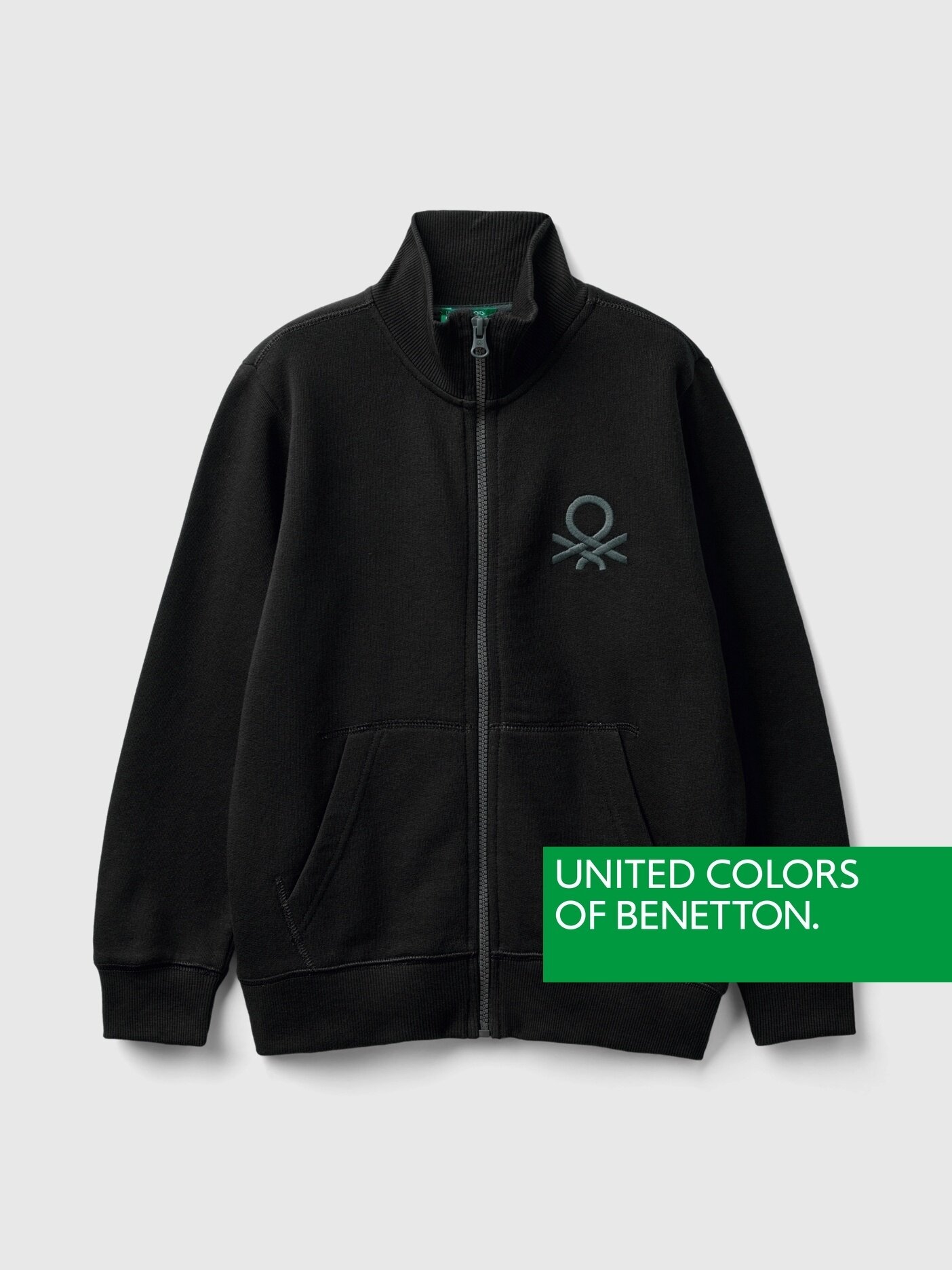 Толстовка UNITED COLORS OF BENETTON, размер L, черный