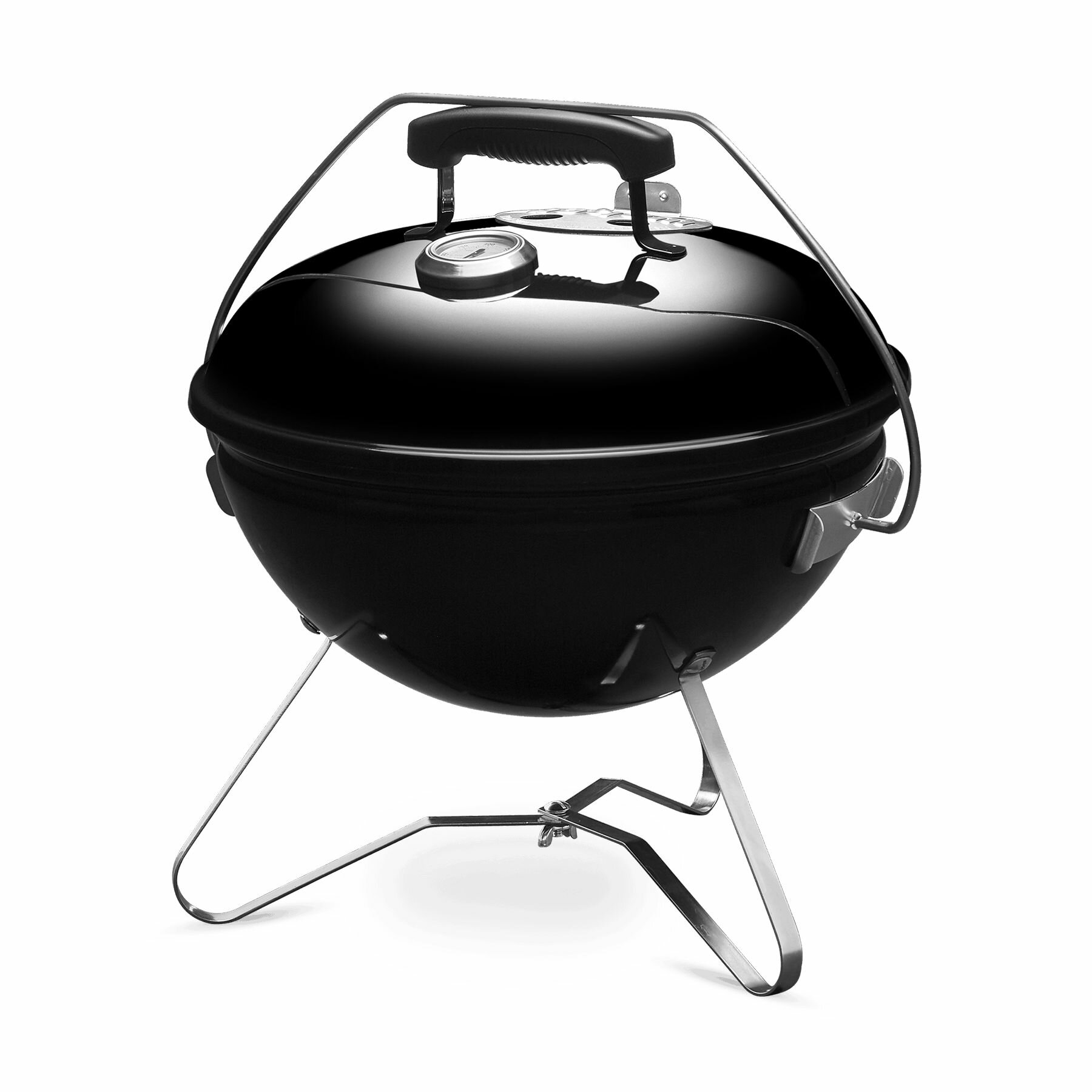 Угольный гриль Weber Smokey Joe 37, с термометром, арт 1121308, черный