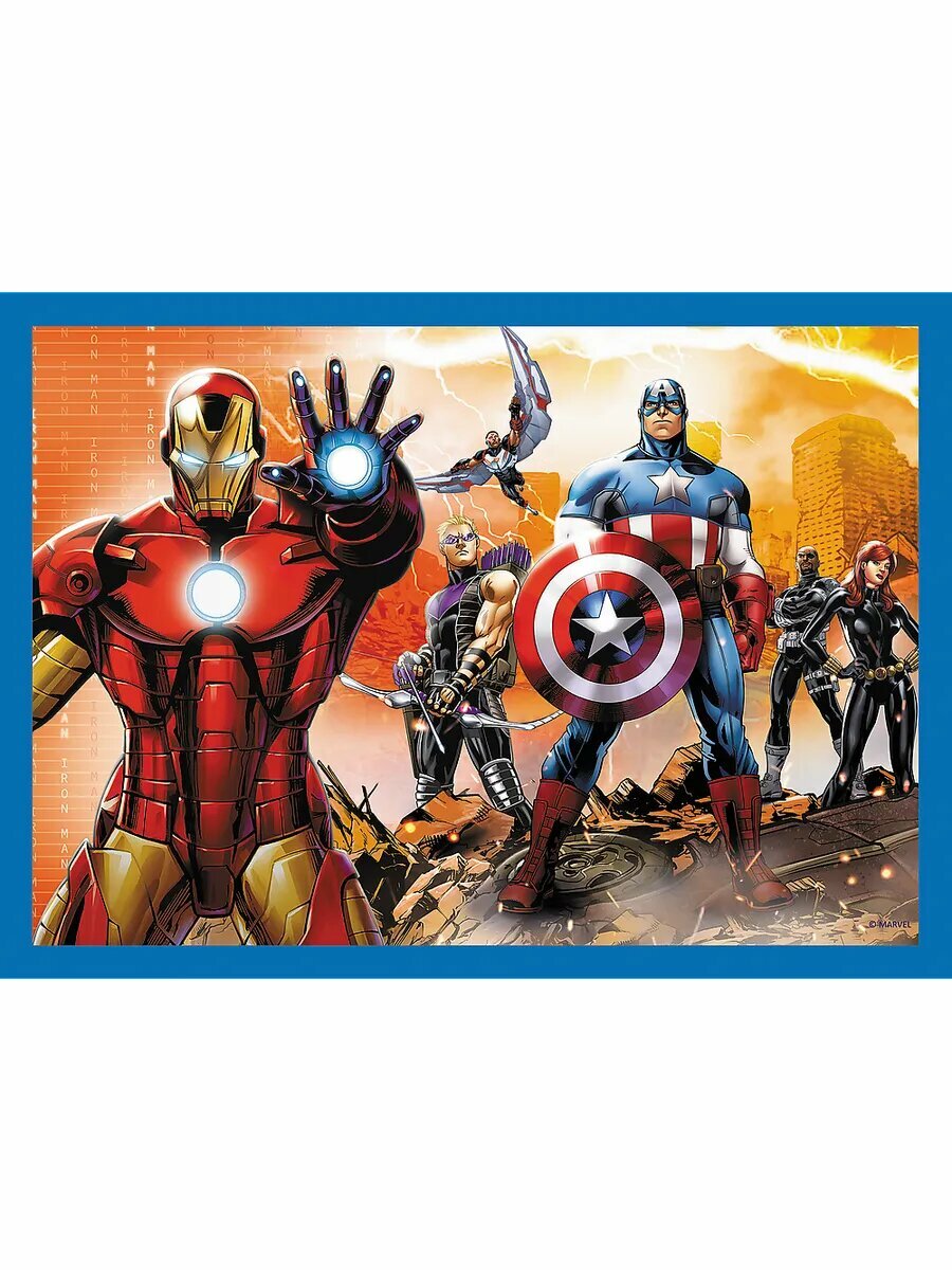 Храбрые Мстители, 35х48х54х70 деталей, — фото 1