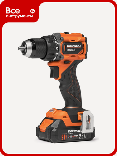 Изображение товара Аккумуляторная дрель-шуруповерт DAEWOO DAA 4021Li SET