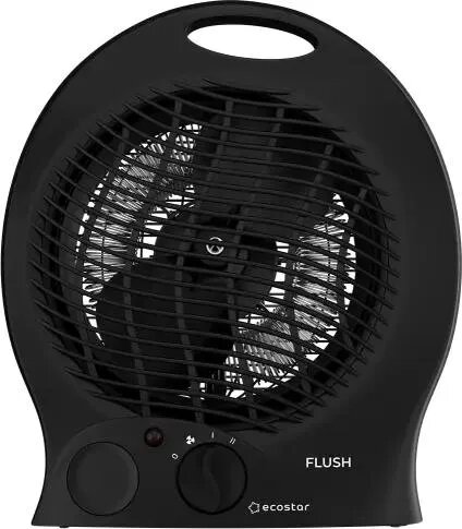 Тепловентилятор ECOSTAR Flush EFH-F2000DS-BL 2000Вт черный