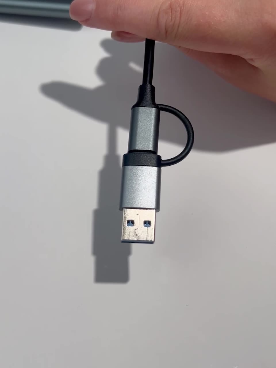 ХАБ Разветвитель 8 в 1 HUB /переходник, концентратор адаптер / 4k Hdmi RJ45/ TF SD картридер для ноутбука, 8 портов — фото 1