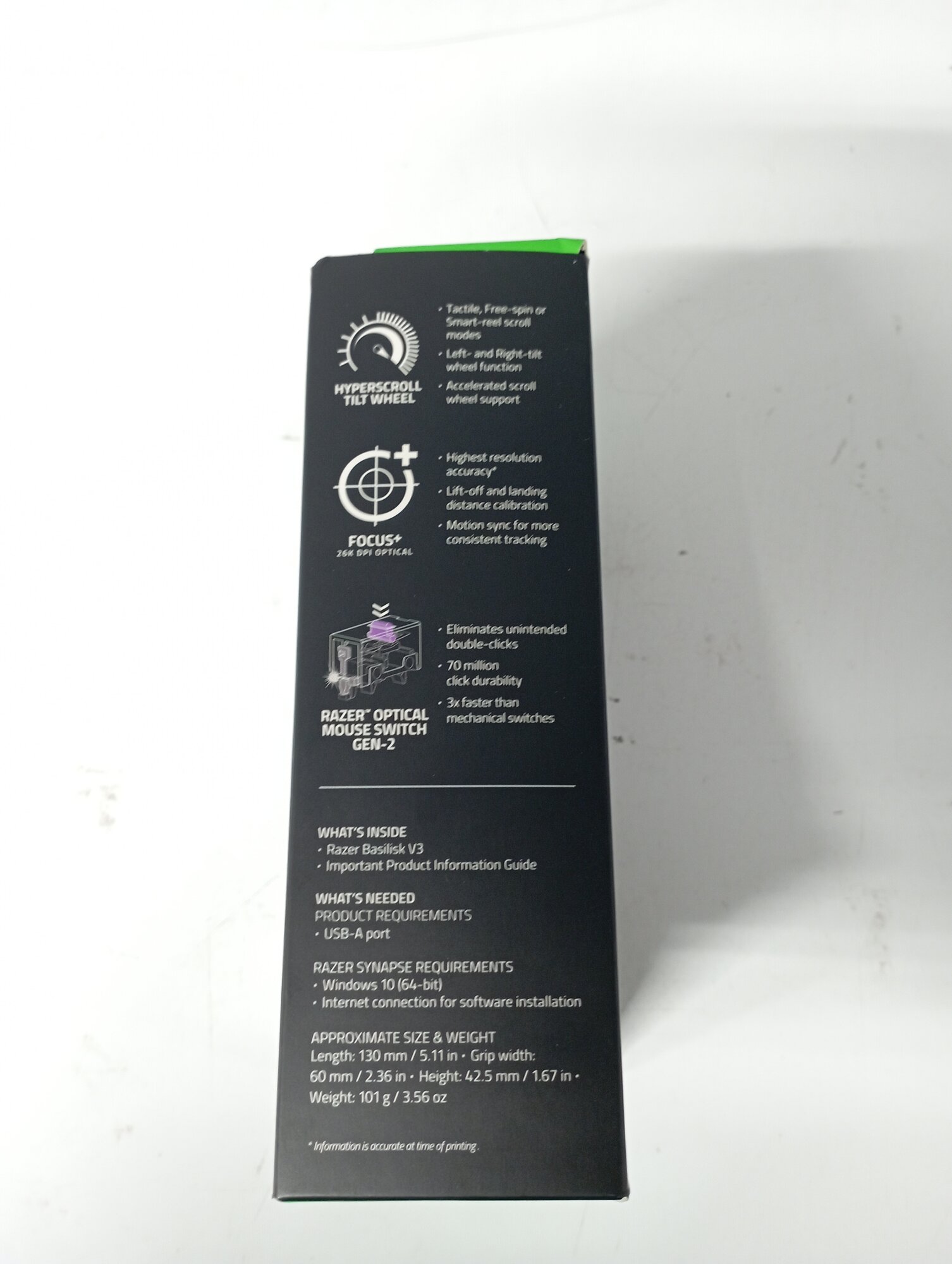 Игровая мышь Razer Basilisk V3, black — фото 1