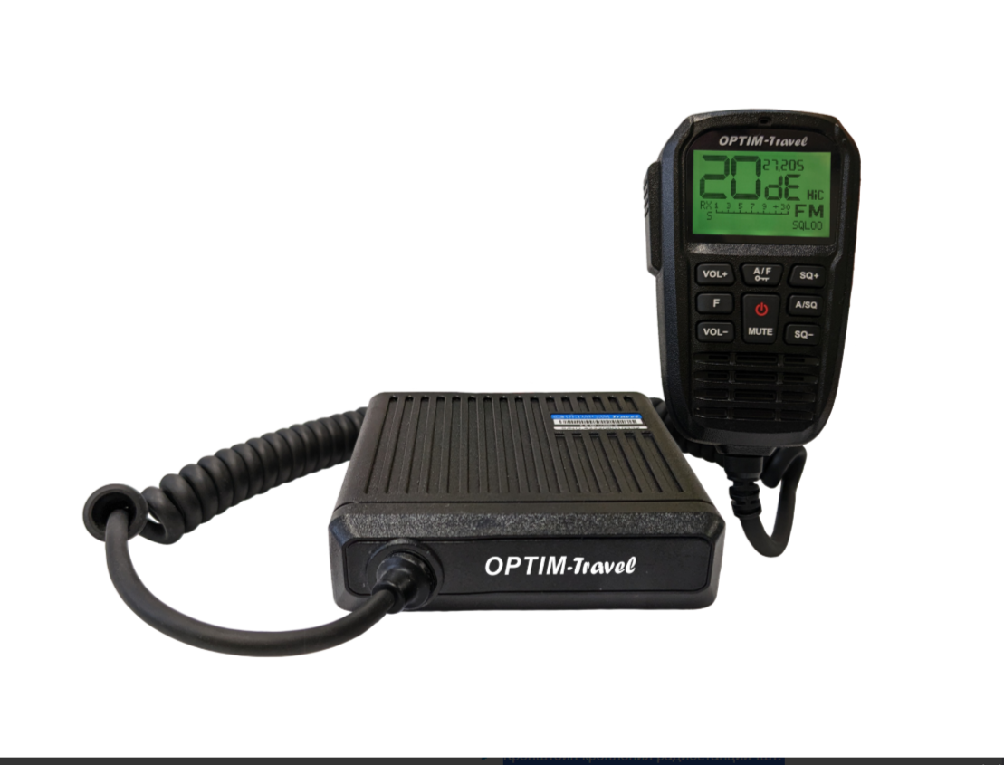 Автомобильная радиостанция с управлением на тангенте OPTIM-TRAVEL 12/24V