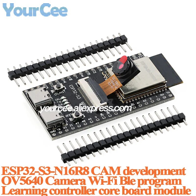 ESP32-S3 WROOM N16R8 плата разработки с камерой, ESP32-S3 OV5640