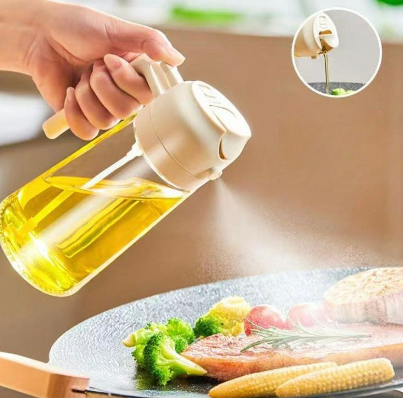 Масляная посуда поможет сохранить продукт безвредным и качественным.