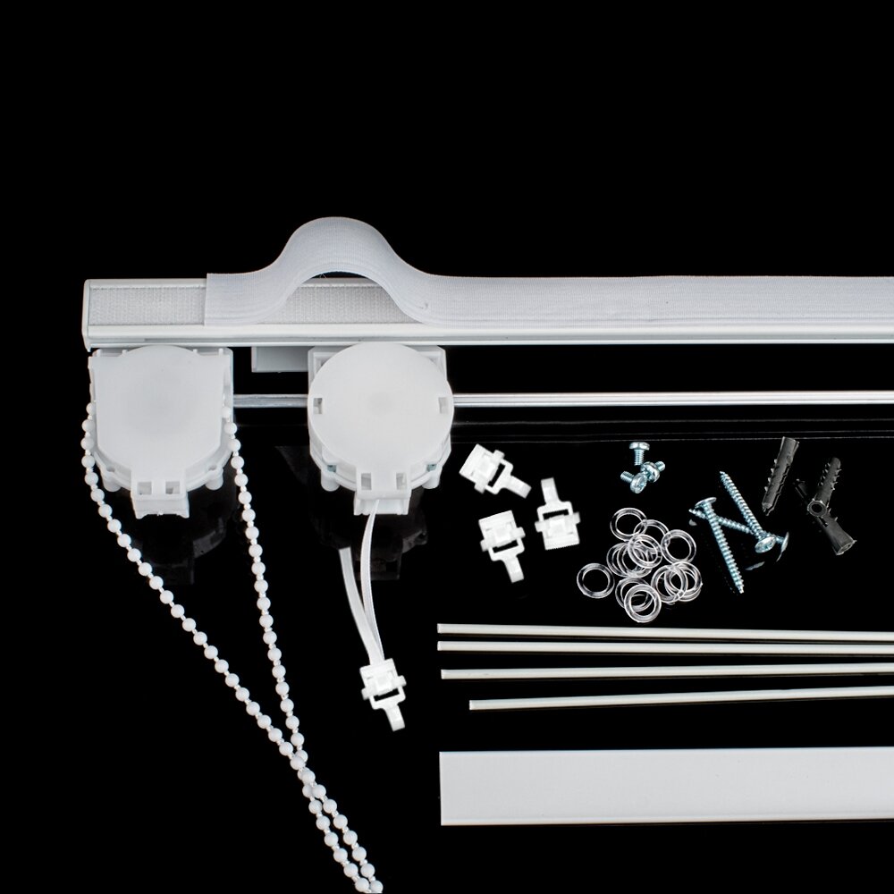 Карниз для римских штор 140 см цепочный OLEXDECO Рим Стандарт управление слева