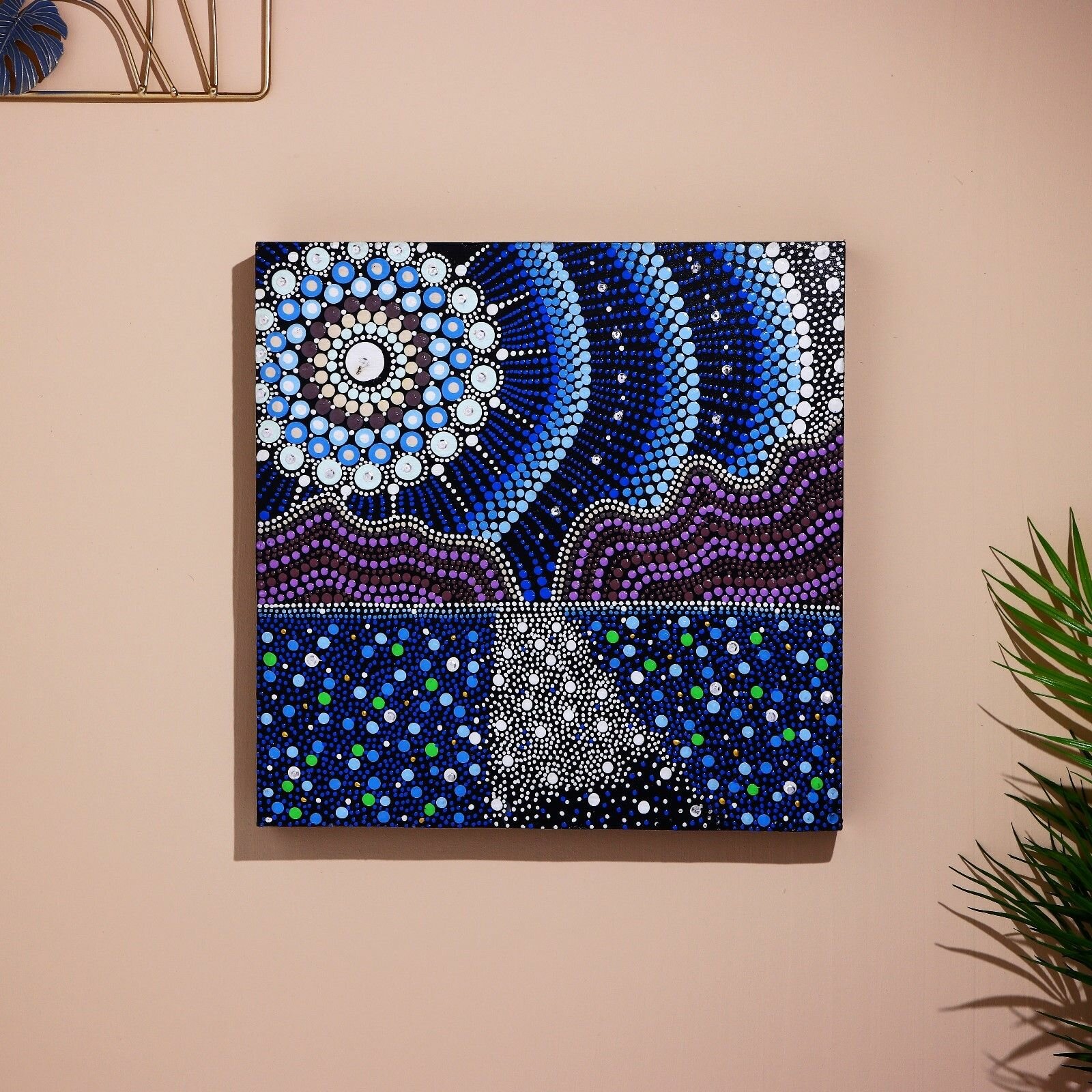 Настенное панно "Вдаль" 40х40 см