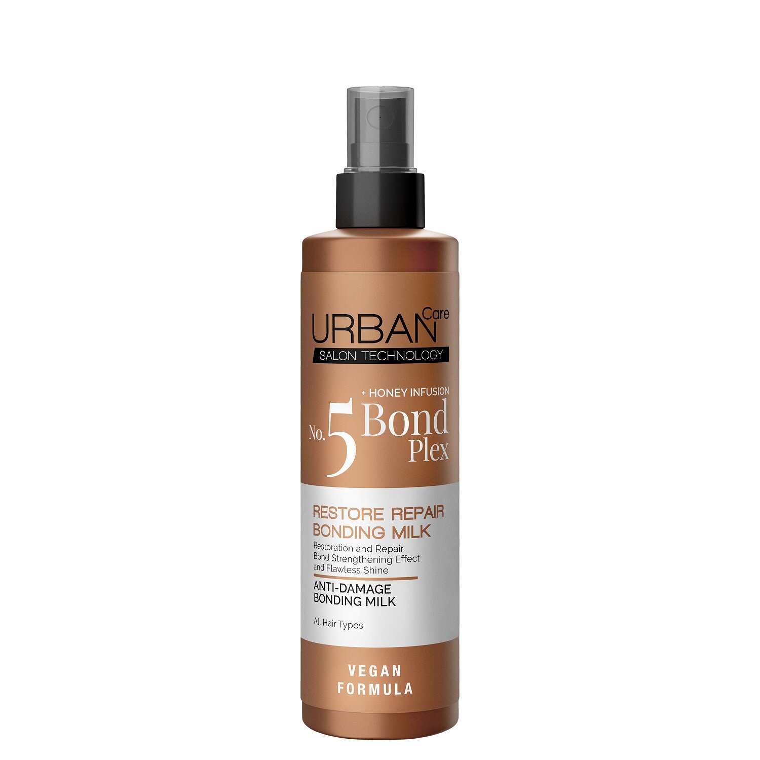 Молочко URBAN CARE 5 Bond Plex, для волос, 200 мл, с протеинами, аминокислотами — фото 1