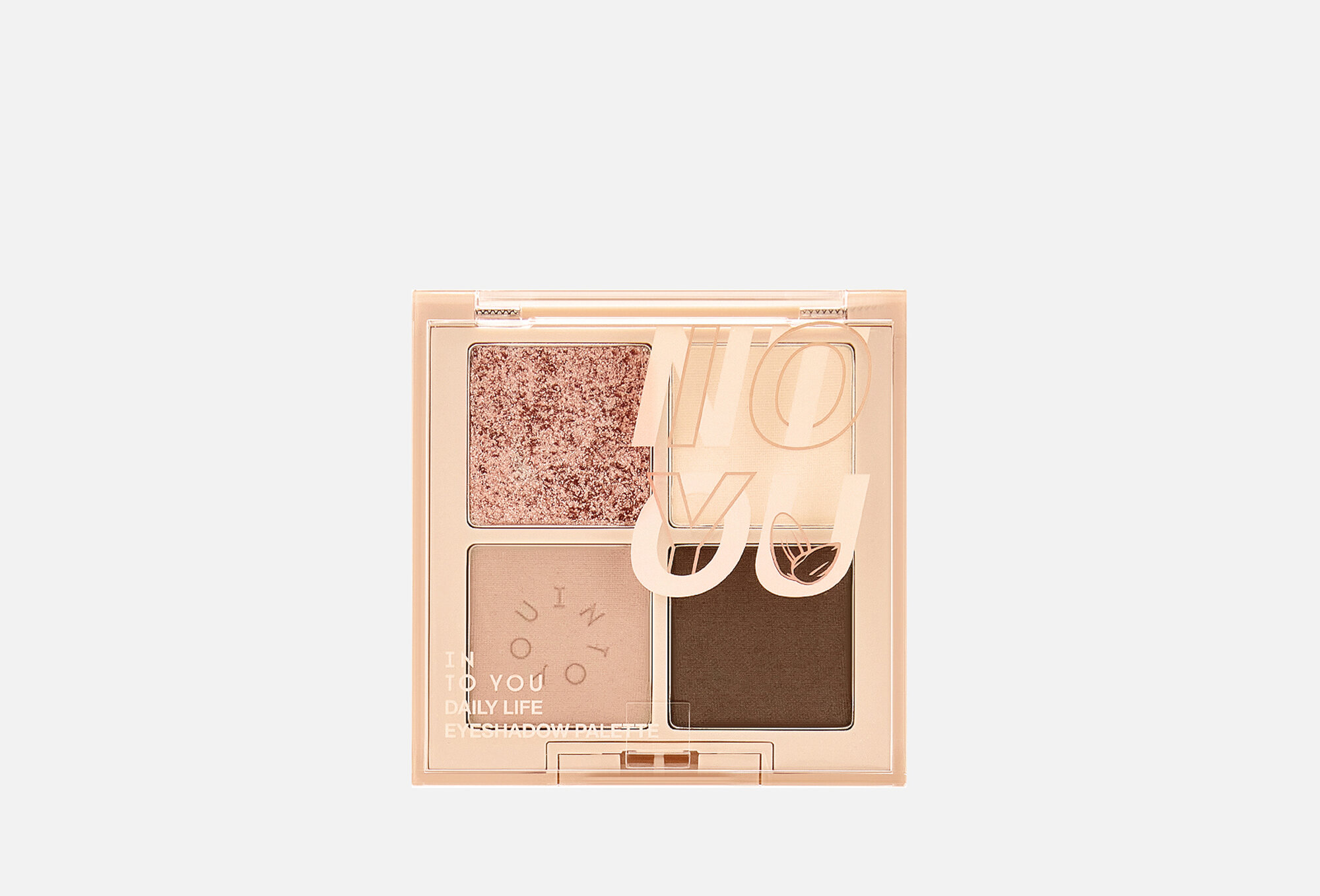 Палетка теней для век INTO YOU Daily life eyeshadow palette 4 г AL01