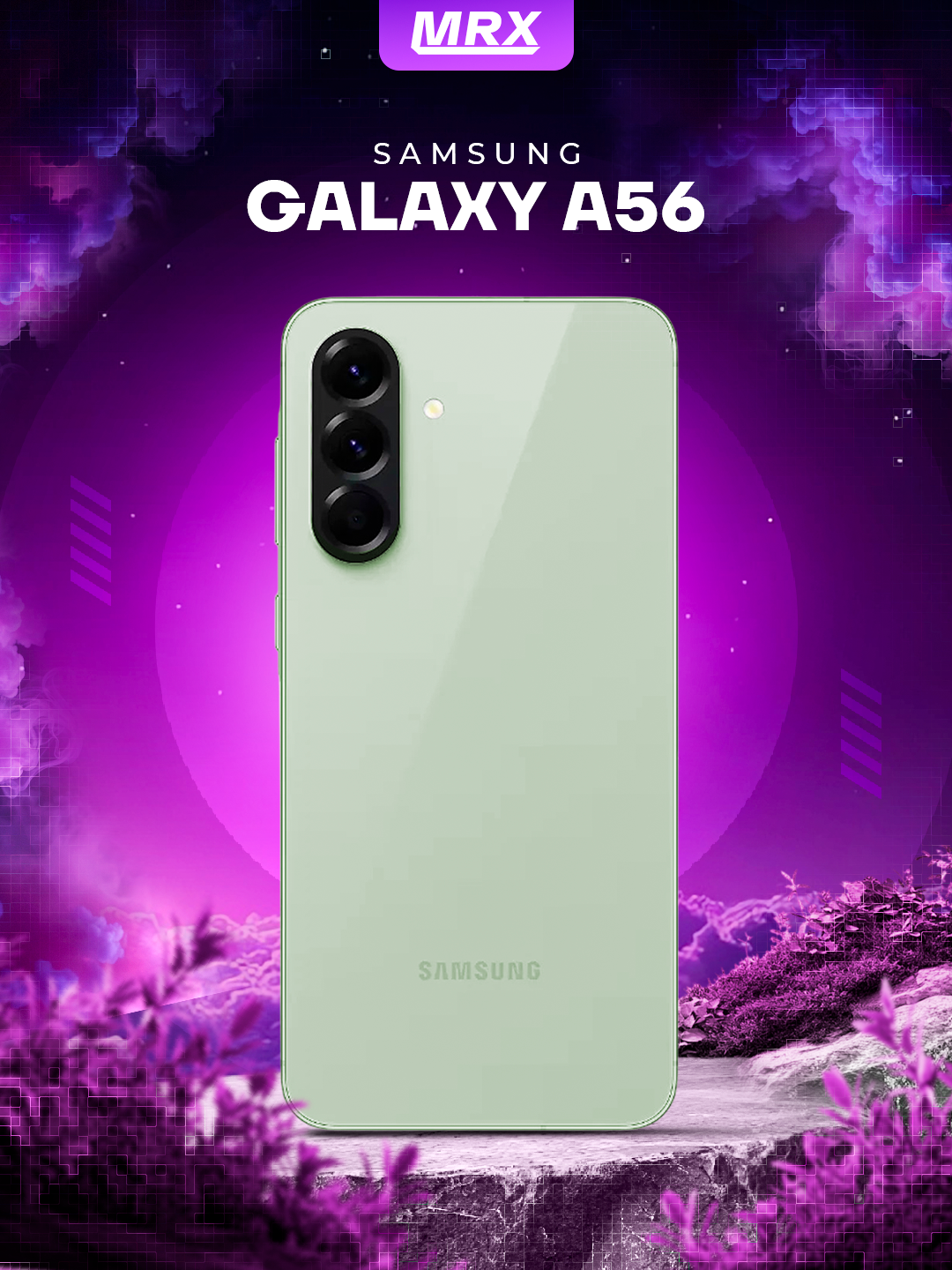 Смартфон Samsung Galaxy A56, 8/256 ГБ, 6.7", Super AMOLED, 120 Гц, 5000 мА·ч, 50 МП, Olive