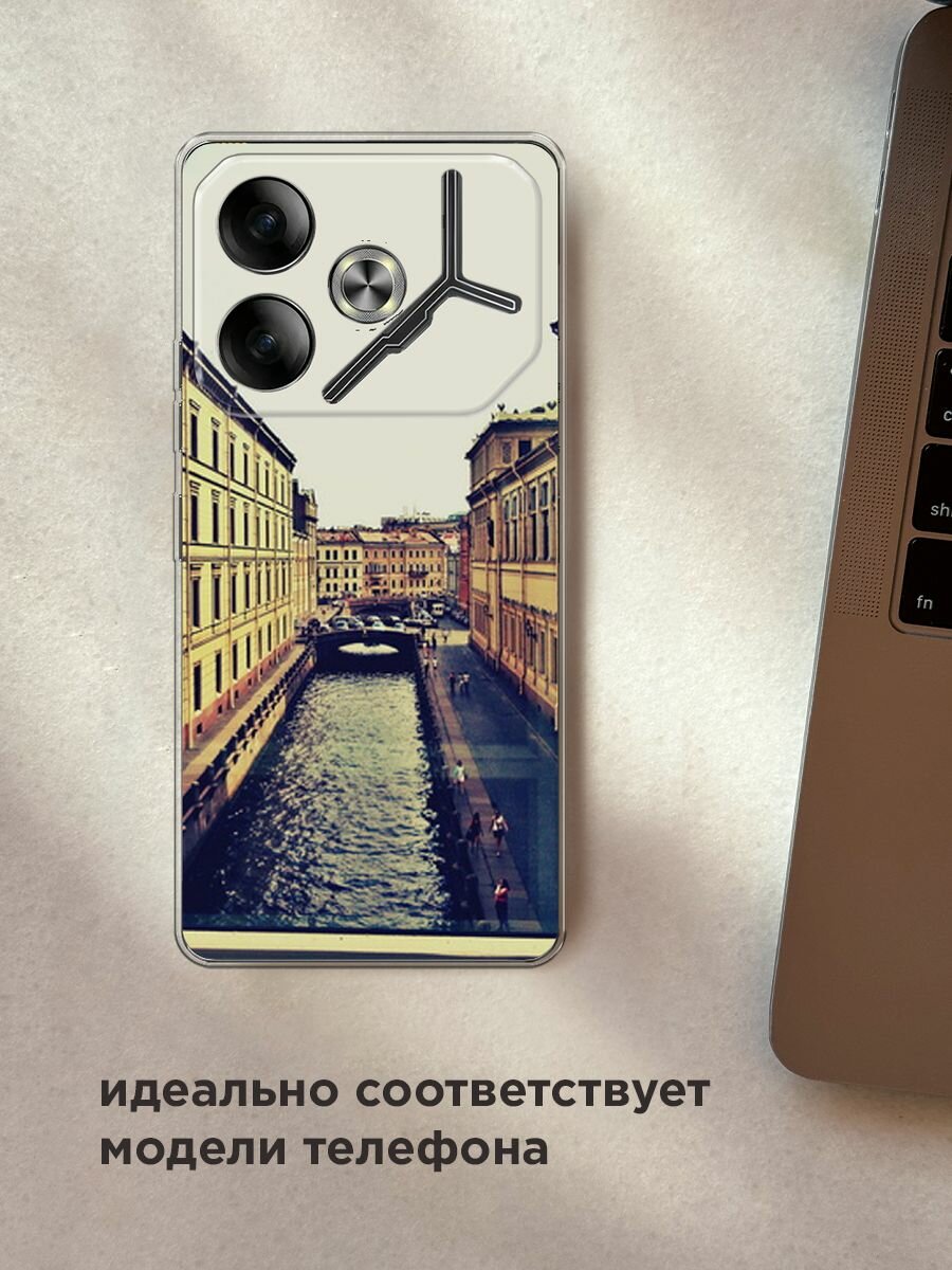 Чехол на Tecno Pova 6 / Текно Пова 6 с принтом "Санкт-Петербург" — фото 1