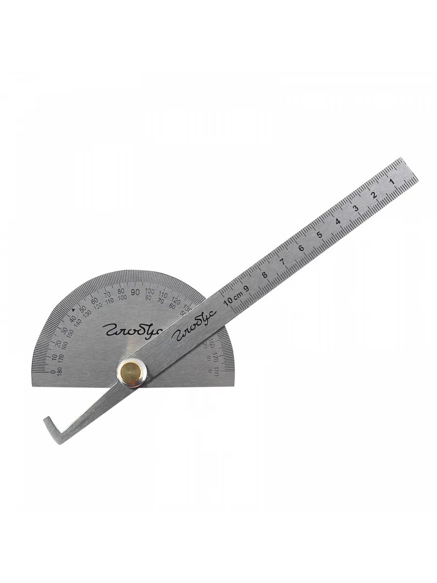 Угломер с линейкой 10 см — фото 1