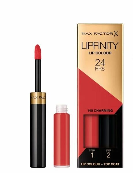 Max Factor жидкая устойчивая помада lipfinity liquid lipstick 140 charming