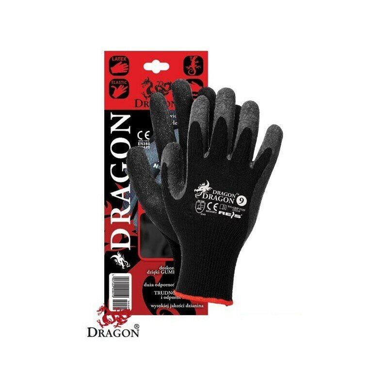 Набор защитных перчаток Dragon р-р 8 (5 пар) — фото 1