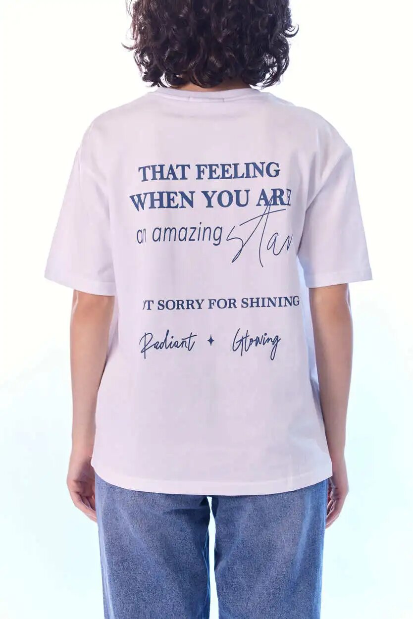 Футболка Selfie, размер M, белый — фото 1