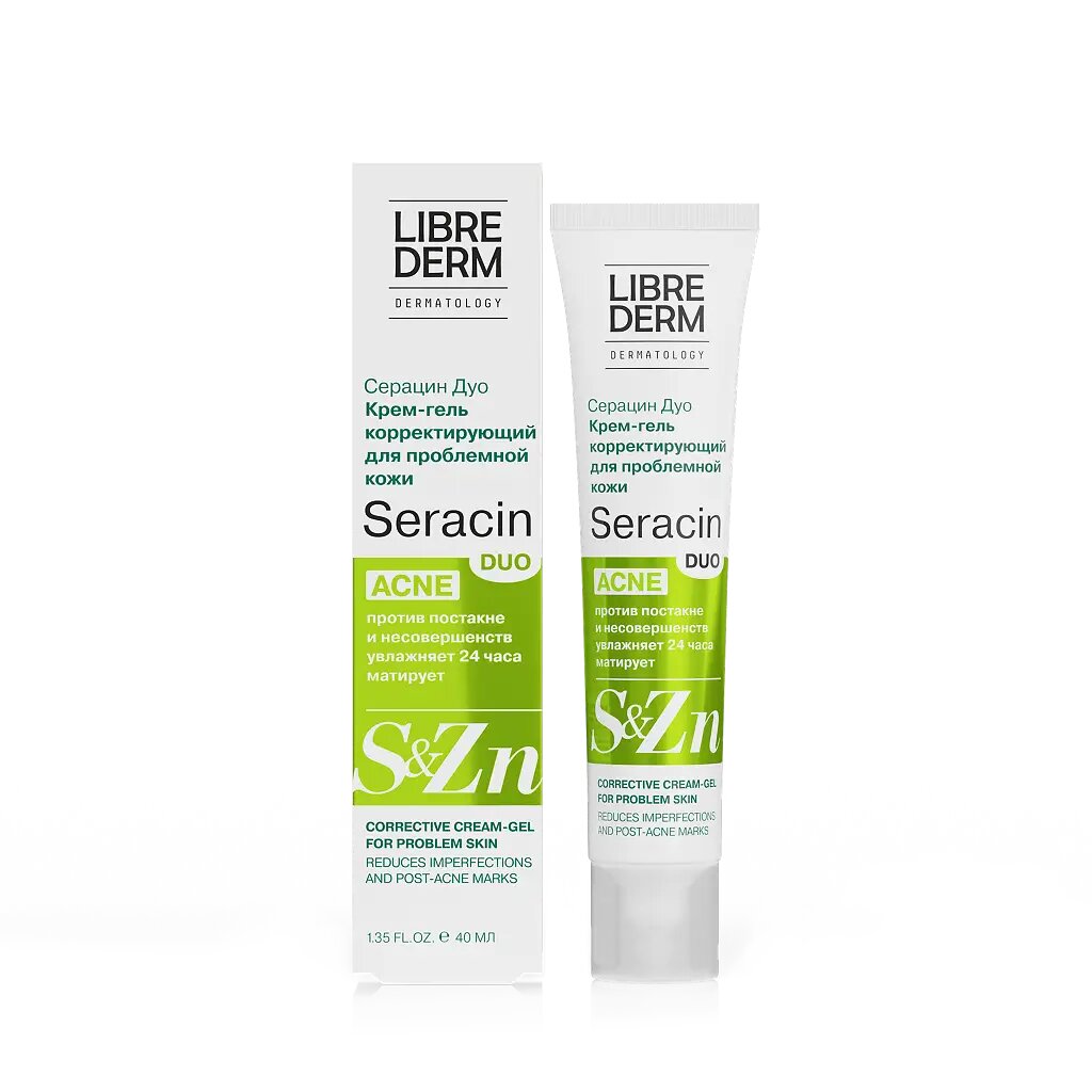 Либридерм (Librederm) Seracin DUO Крем-гель корректирующий для проблемной кожи 40 мл 1 шт