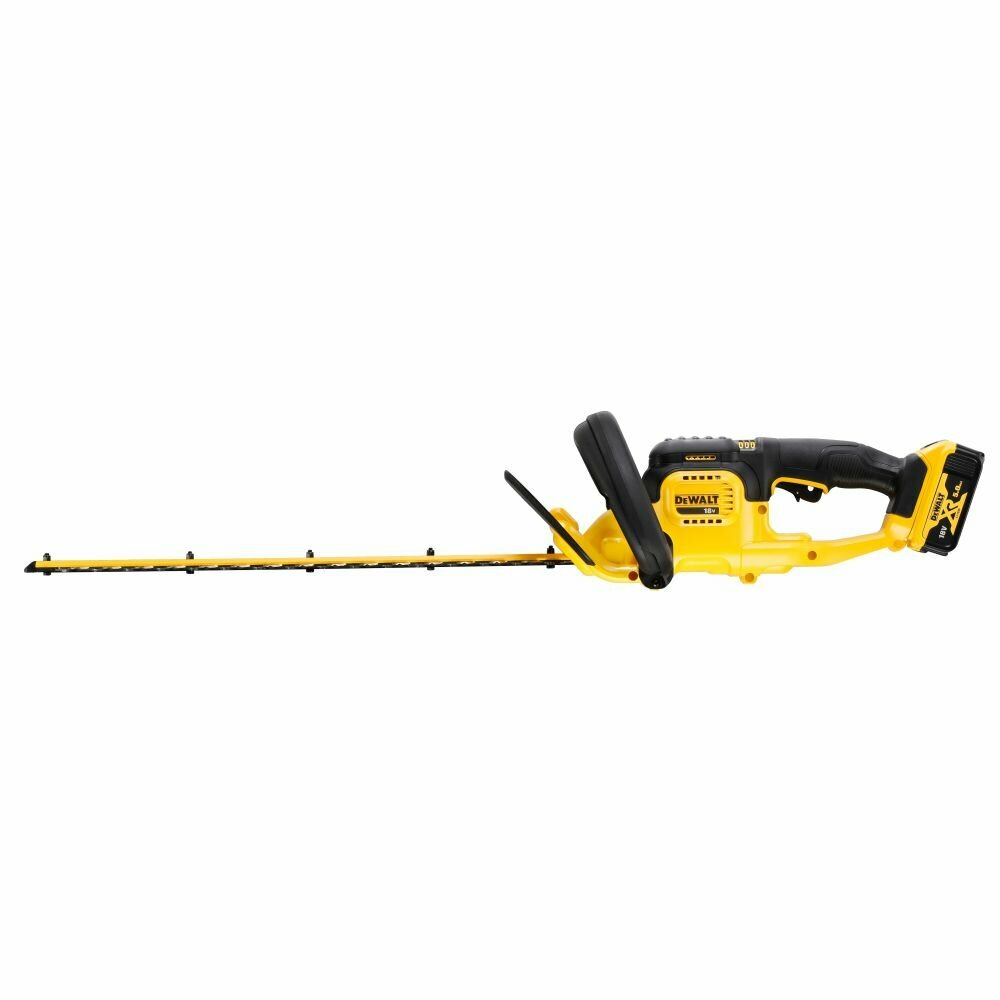 Аккумуляторный кусторез DEWALT DCMHT563P1, 18 В, 56 см, 1400 ход/мин, с АКБ 5 Ач и ЗУ (DCMHT563P1-QW) — фото 1