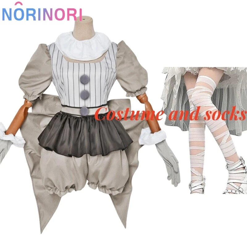 Косплей костюм Пеннивайз женский M, CostumeA and socks