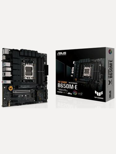 Изображение товара Материнская плата ASUS TUF GAMING B650M-E Micro-ATX AM5 AMD B650 4xDDR5 (192ГБ)