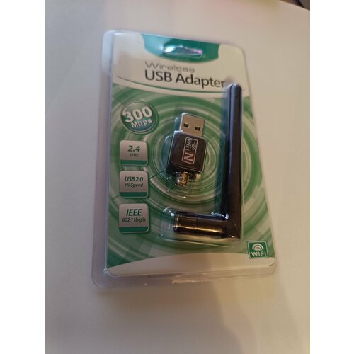 Usb Wifi адаптер Wireless 300mb 24GHz 80211bgn usb 20 500₽