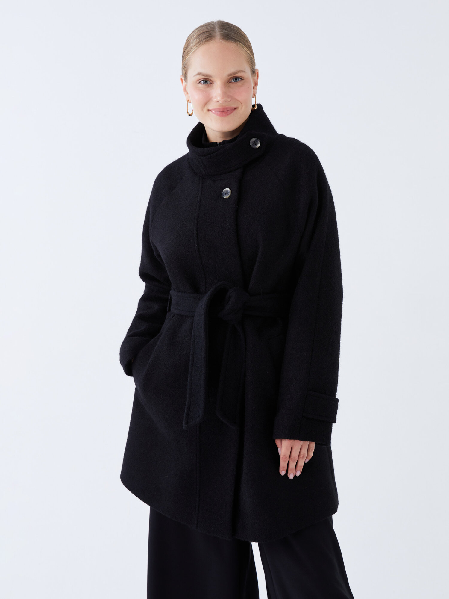 Пальто LC Waikiki, размер 38, black