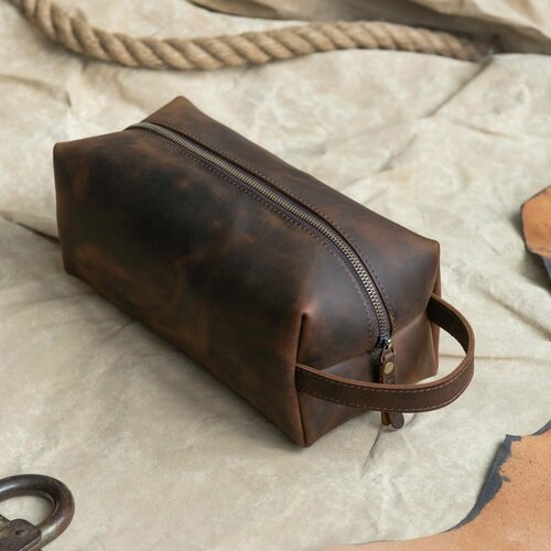 Несессер LEWSKI, 12х12х28 см, , коричневый