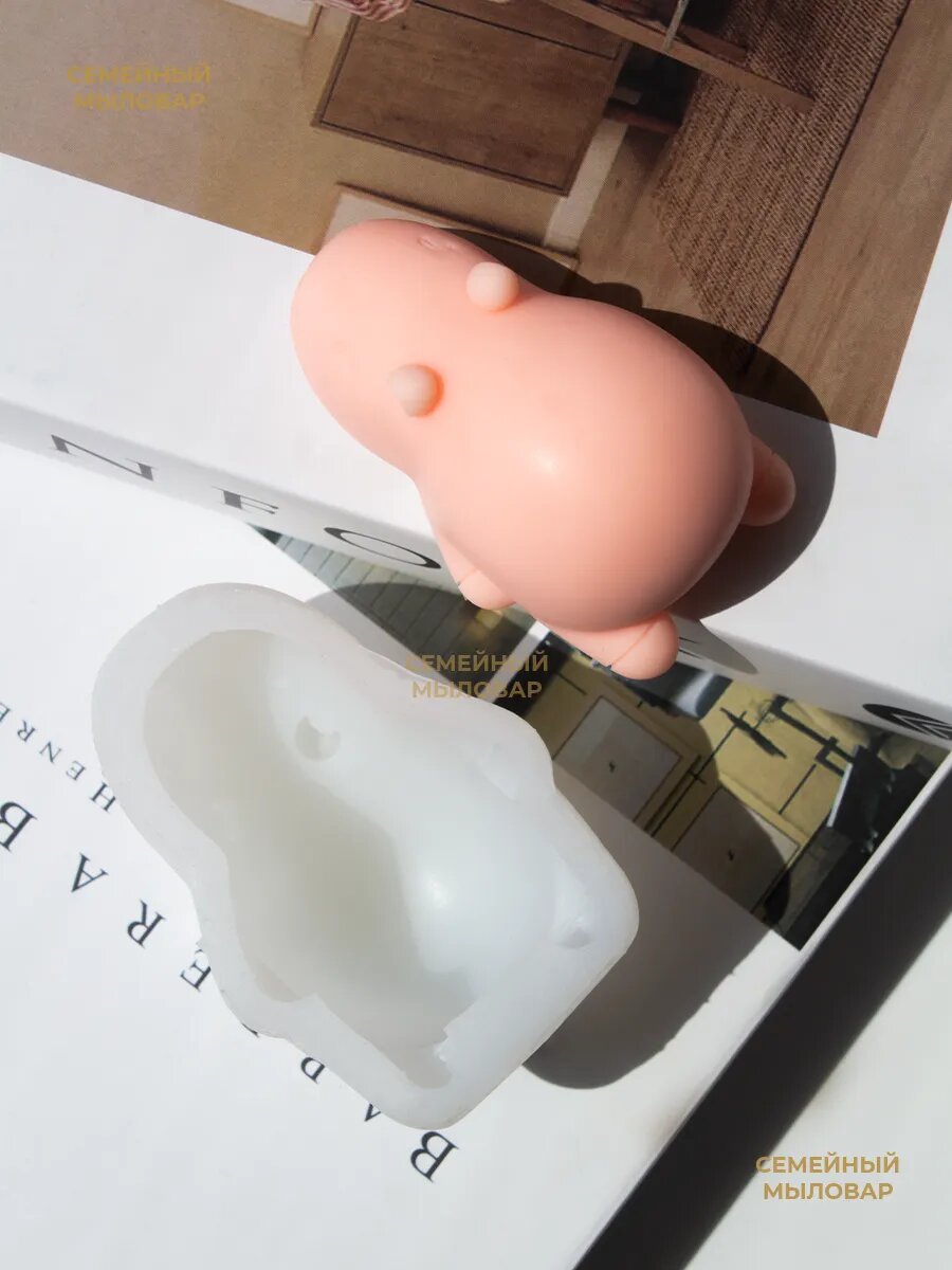 Силиконовая форма / молд Капибара лежачая — фото 1