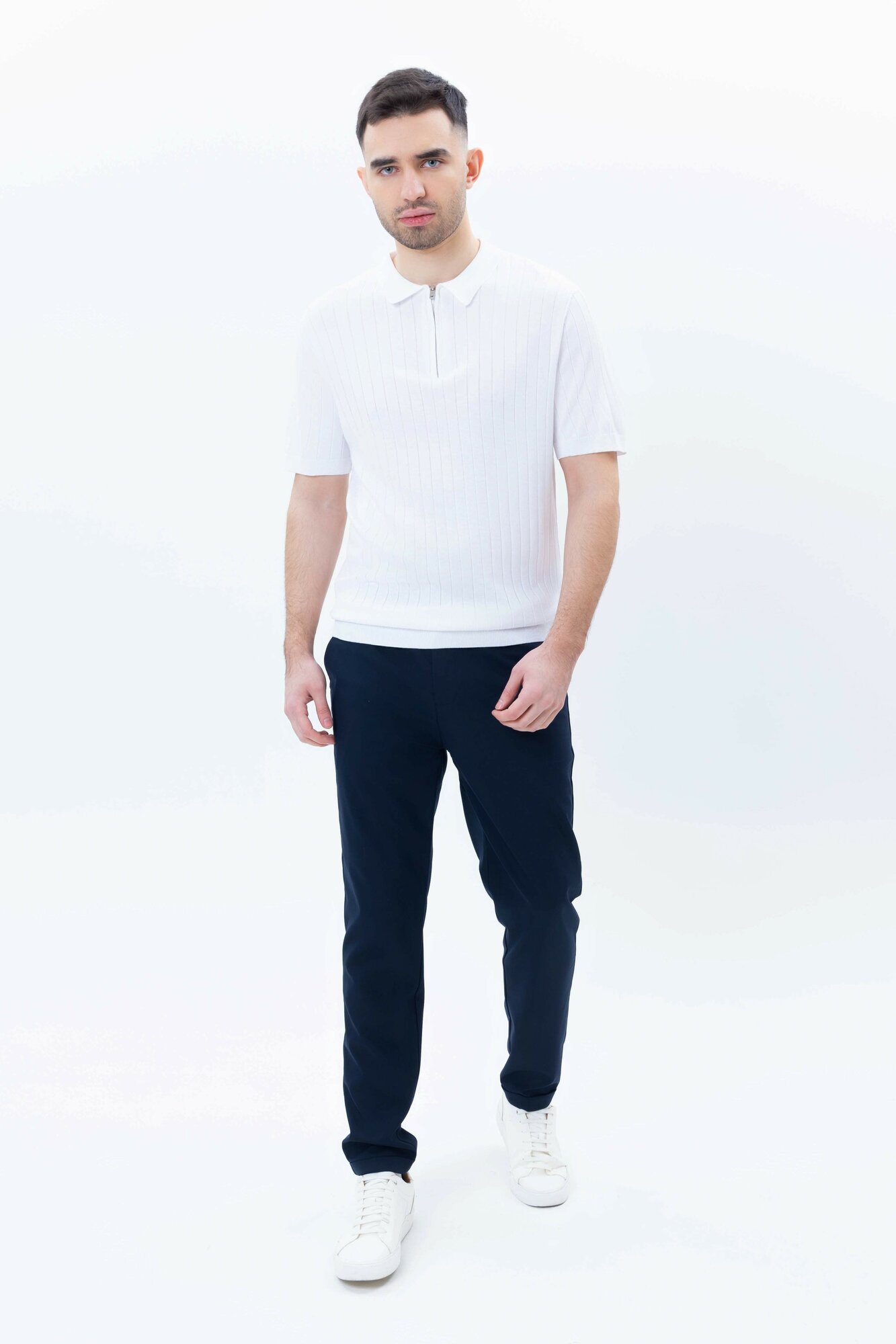 Брюки классические TERRA PRO, размер 29, navy — фото 1