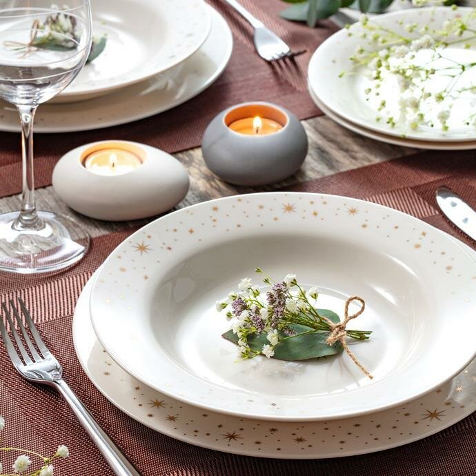 Тарелка обеденная Tescoma GRACIE Stella, диаметр 27 см, фарфор — фото 1
