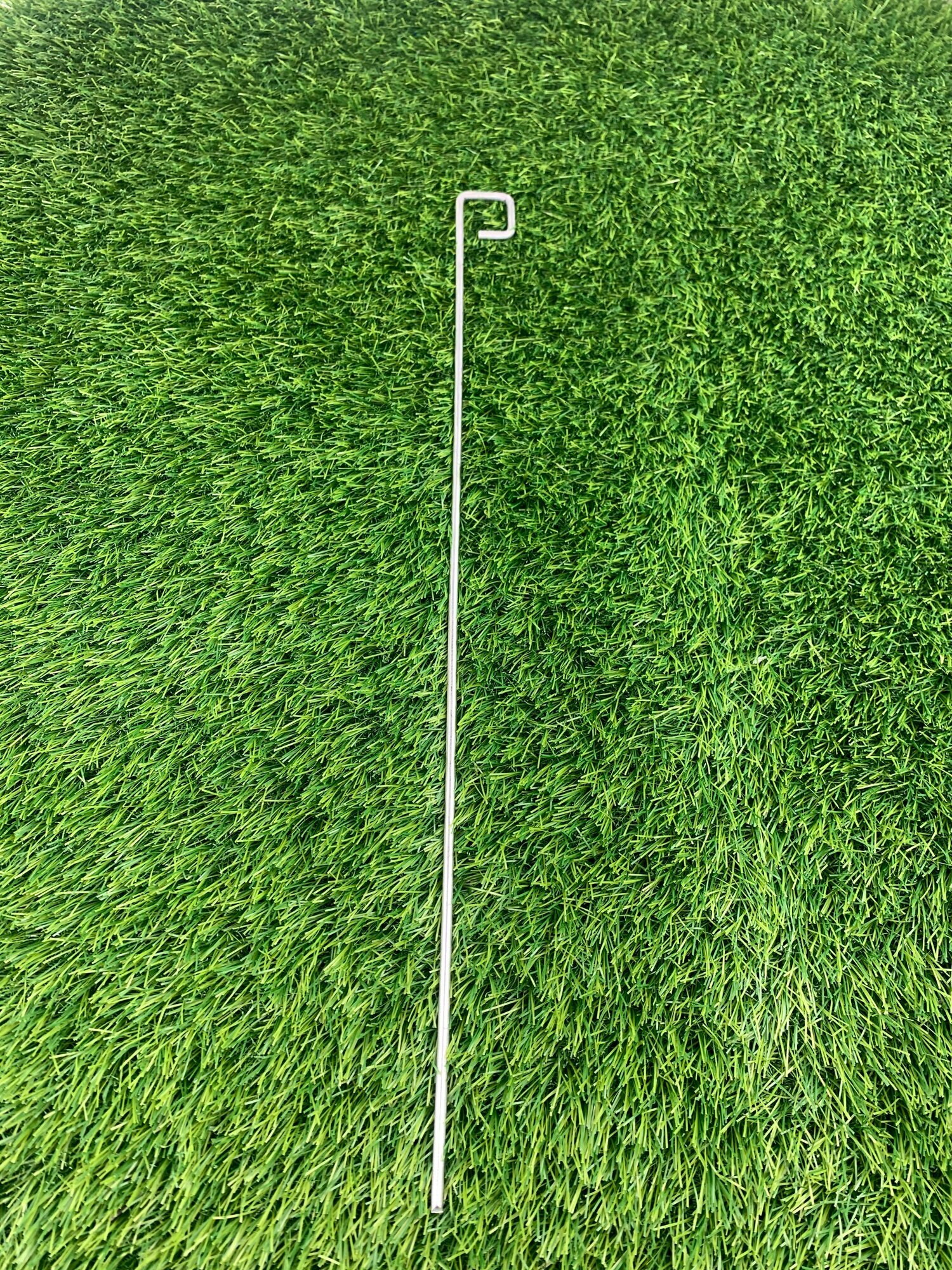 Садовый колышек Флажок для подвязки и маркировки растений 45 см диаметр 3 мм металлический 6 шт