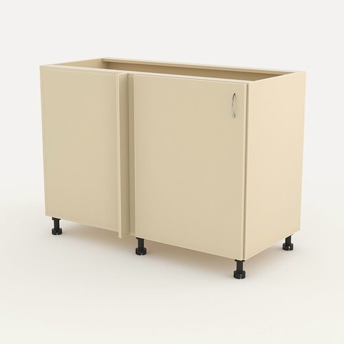 Изображение товара Кухонный шкаф №20Б для мойки напольный правосторонний, Крем Вайс