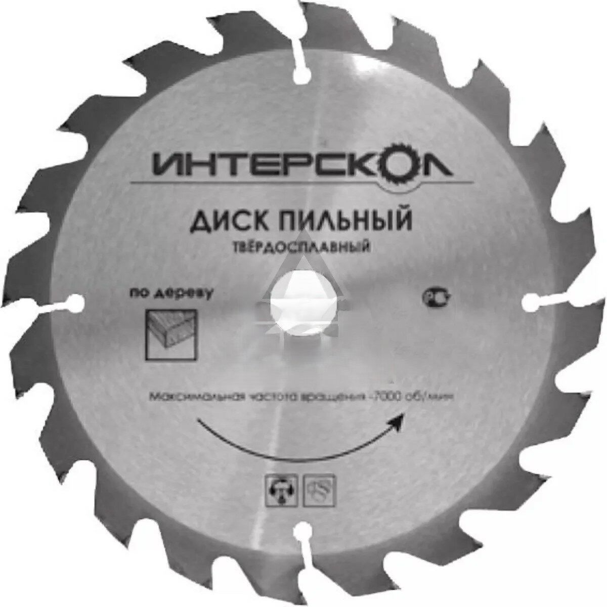 Диск пильный для циркулярных пил Интерскол 200х32х24Т