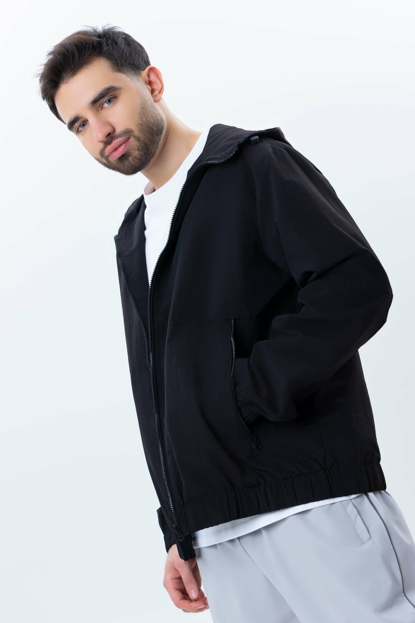 Ветровка TERRA PRO, размер L, black
