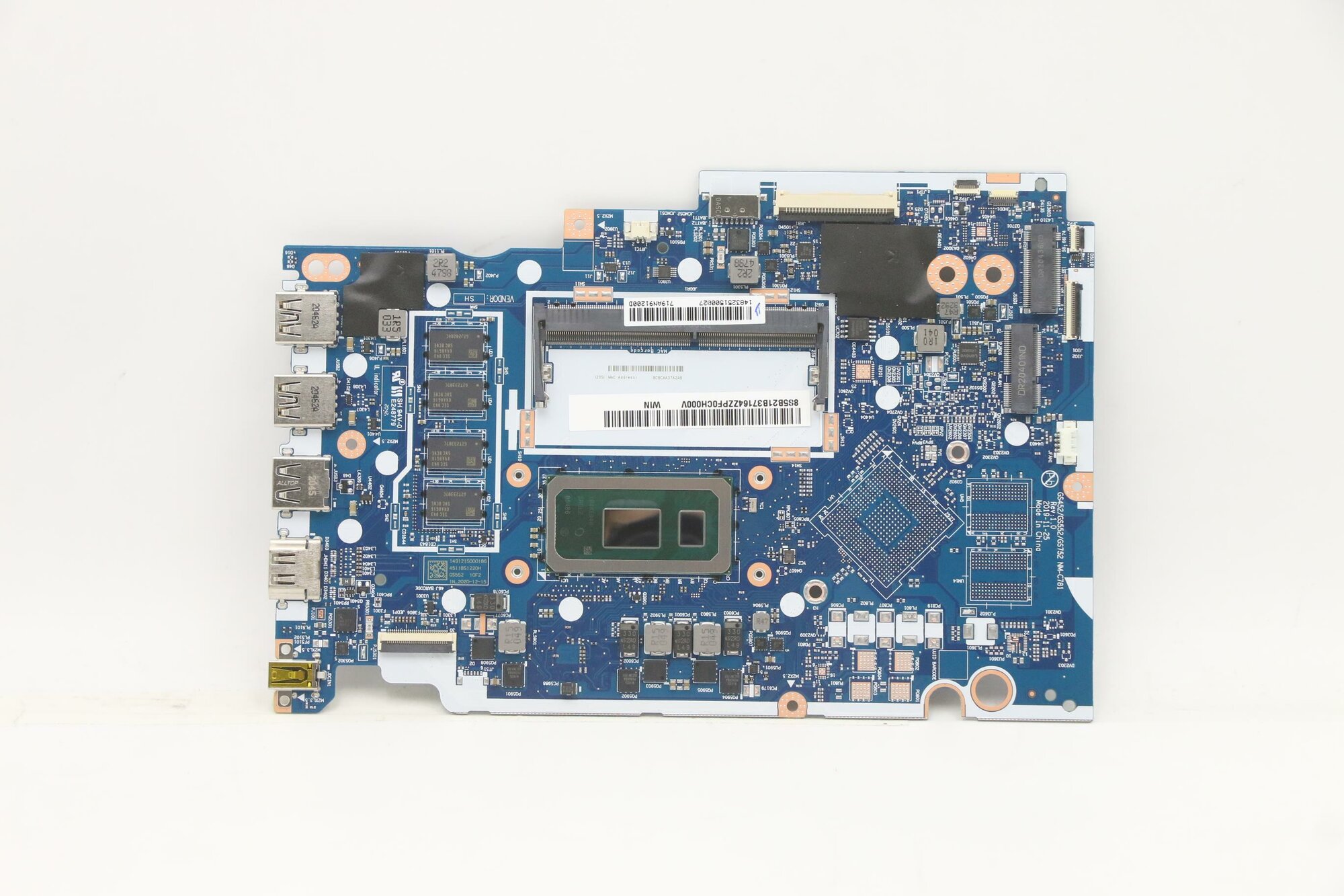 Материнская плата для ноутбука Lenovo ideapad 3-15IML05 Intel Pentium Gold 6405U 4G UMA WIN (5B21B37164) оригинал