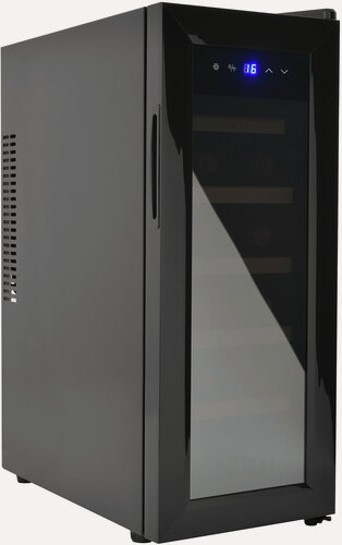 Изображение товара Винный шкаф Zugel ZTWF122B черный