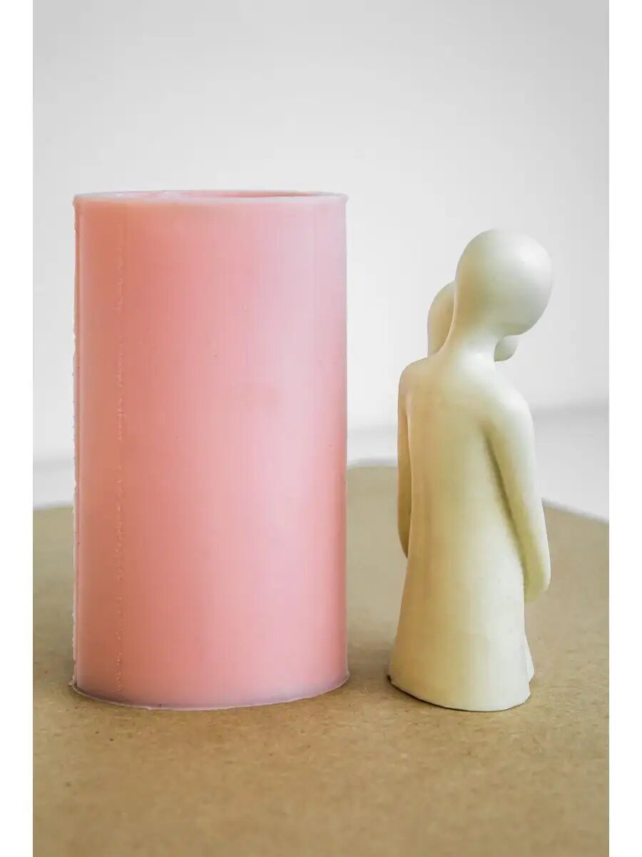 Силиконовая форма / молд для рукоделия для свечей "Объятия" — фото 1