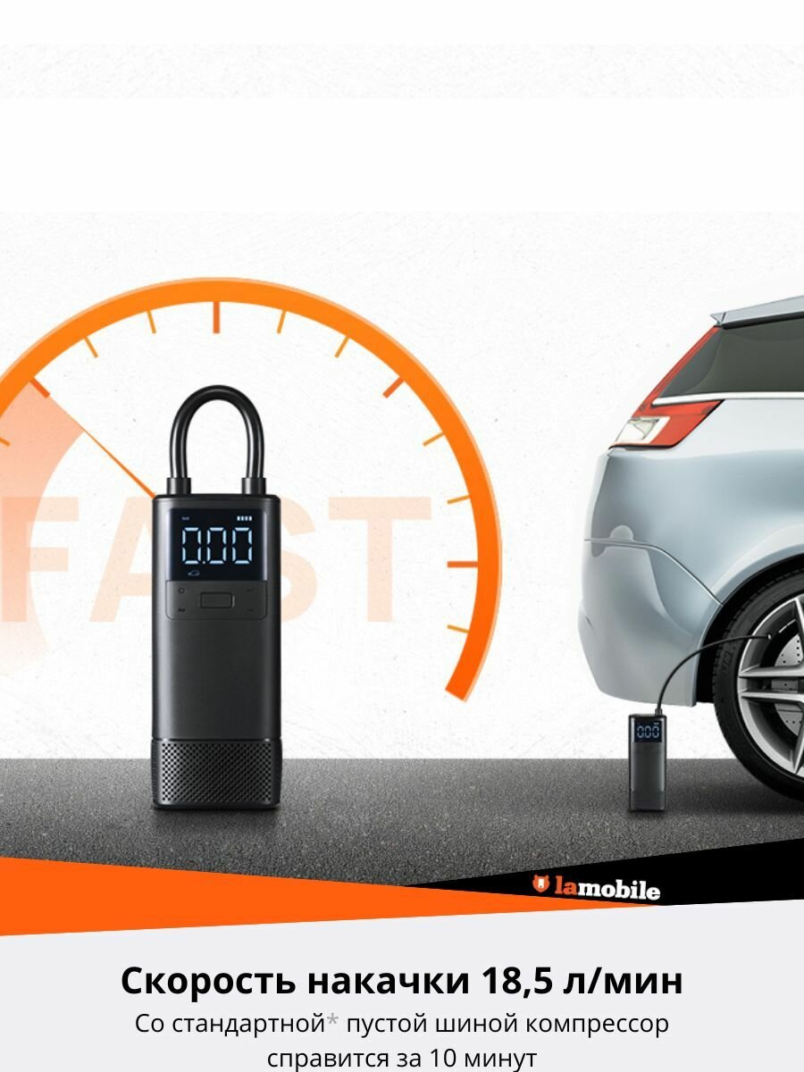 Автомобильные Компрессоры Xiaomi Беспроводной Автомобильный компрессор 70mai Midrive TP05