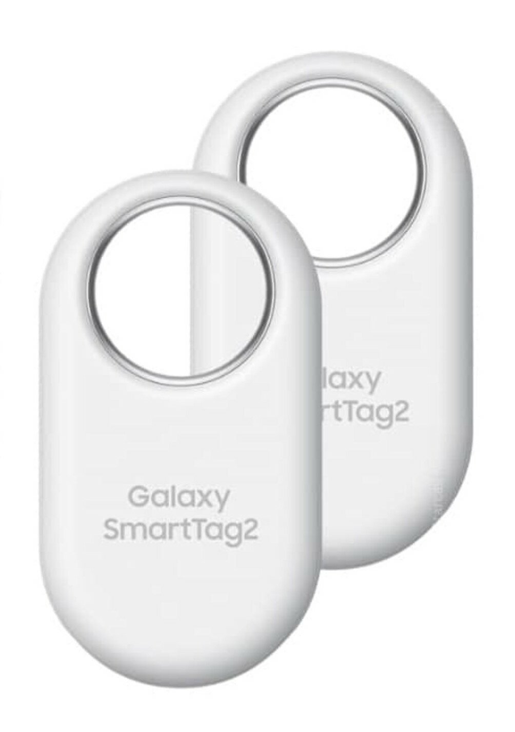Трекер Samsung Galaxy Smart Tag 2 (SmartTag2), 2 штуки из комплекта 4 Pack, белый