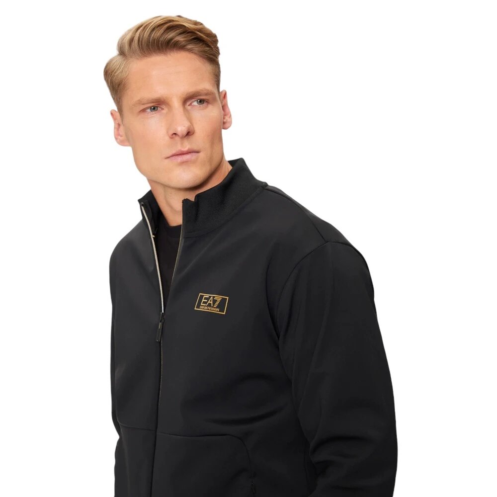 Олимпийка EA7 EMPORIO ARMANI, размер M, , черный — фото 1