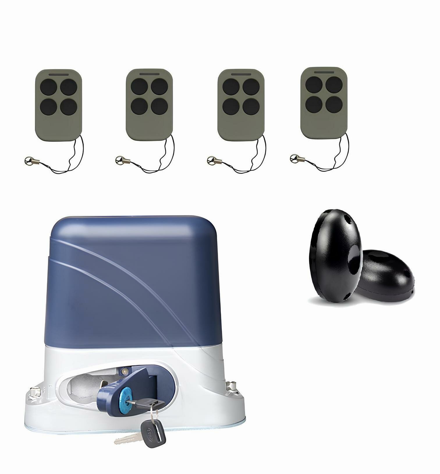 Автоматика для откатных ворот KSL-800 KIT-FK-Т4, комплект: привод, 4 пульта, фотоэлементы