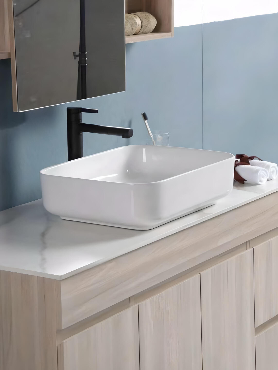 Накладная раковина для ванной OSSO - 8218 — фото 1