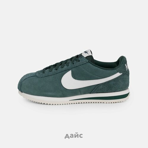 фото Кроссовки nike cortez, полнота 5 (ru)/ на среднюю стопу, размер 43 eu, зеленый