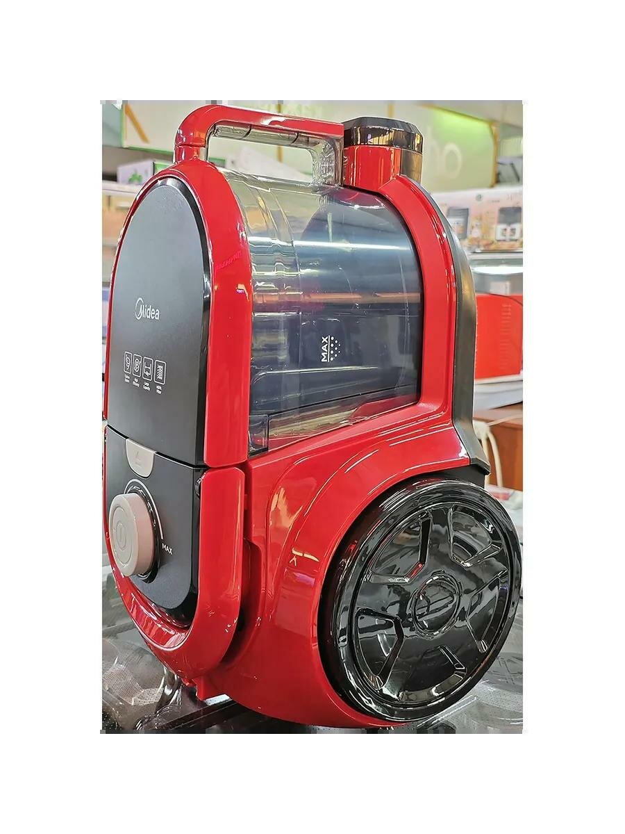 Пылесос Midea, C18, без мешка, 2000Вт, 400аэрВт, контейнер, HEPA13 — фото 1