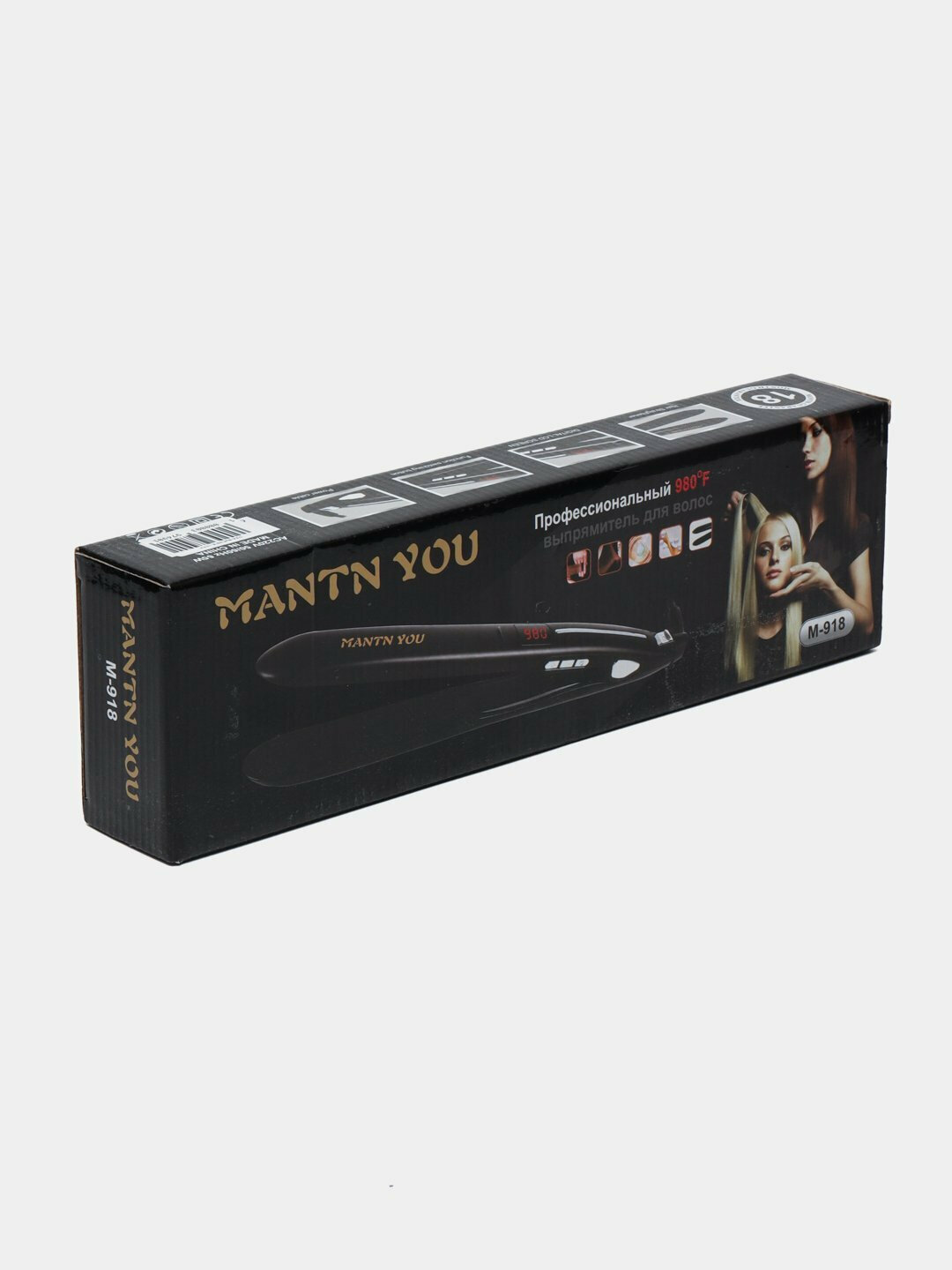 Профессиональный утюжок выпрямитель, для волос Mantn You styler M-918, с дисплеем